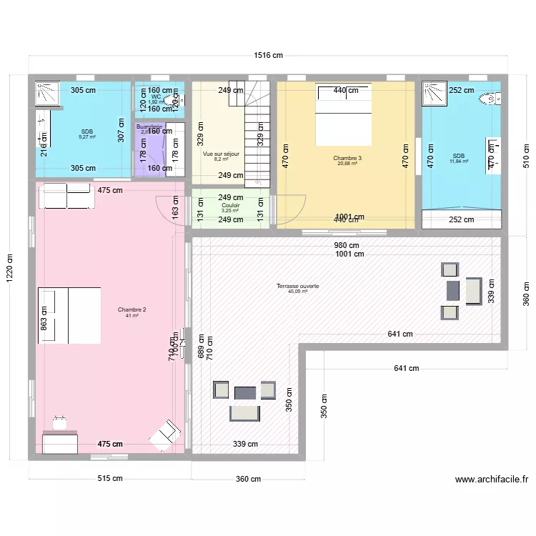Maison gros morne 2. Plan de 