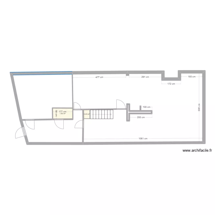 148 Cours marechal gallieni rdc . Plan de 