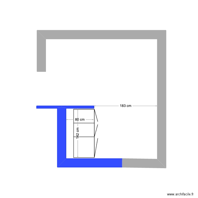 Passy Hall - rangements. Plan de 0 pièce et 0 m2