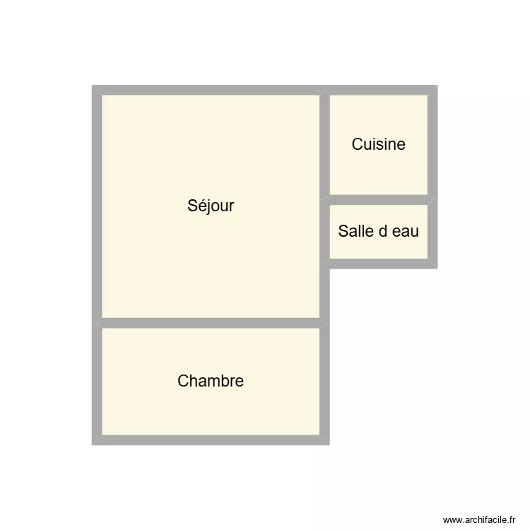2601 SCI REMPART 101. Plan de 4  et 11 m²