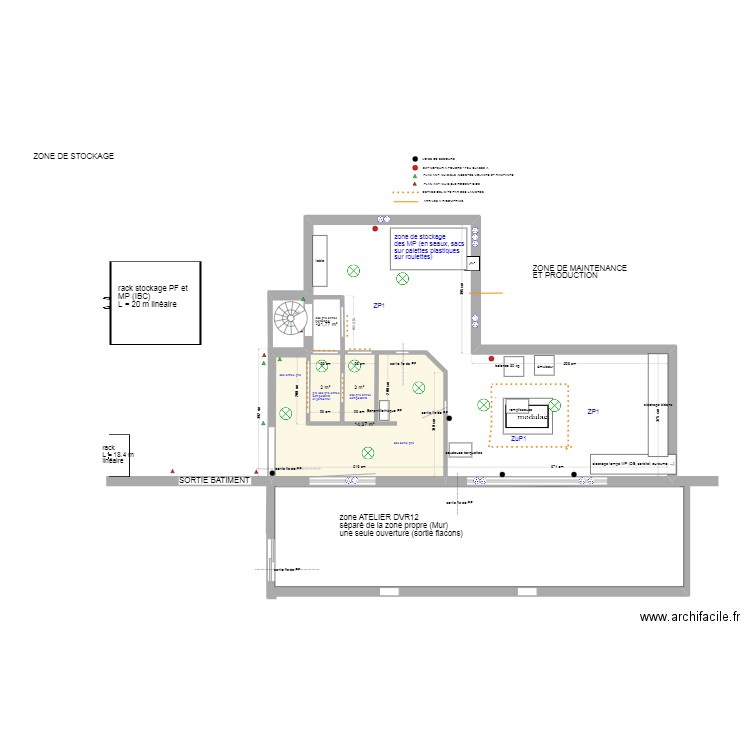 atelier zone PROPRE -jan 2024. Plan de 0 pièce et 0 m2