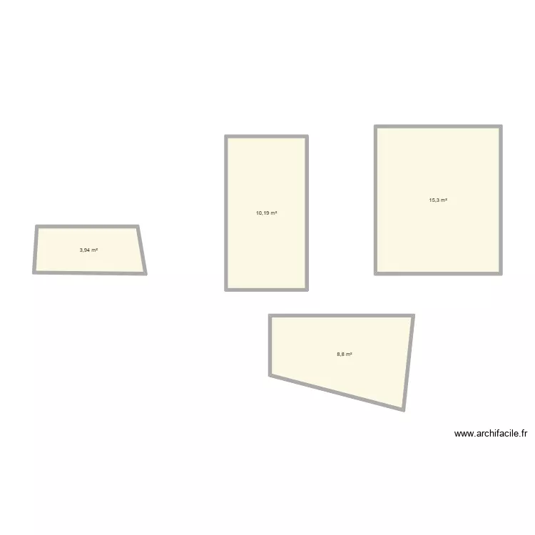 Liberté. Plan de 4 et 38 m² Liberté. Plan de 4 et 38 m²