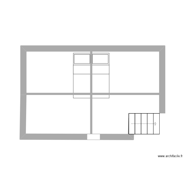 chambre. Plan de 0 pièce et 0 m2