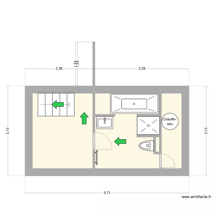 plan etage la douce vie. Plan de 