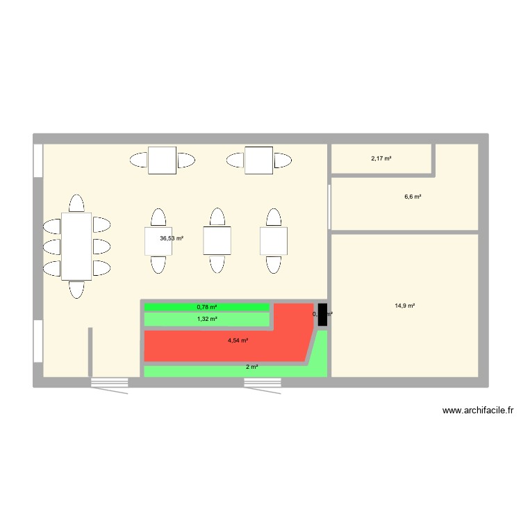 restaurant wellness. Plan de 0 pièce et 0 m2