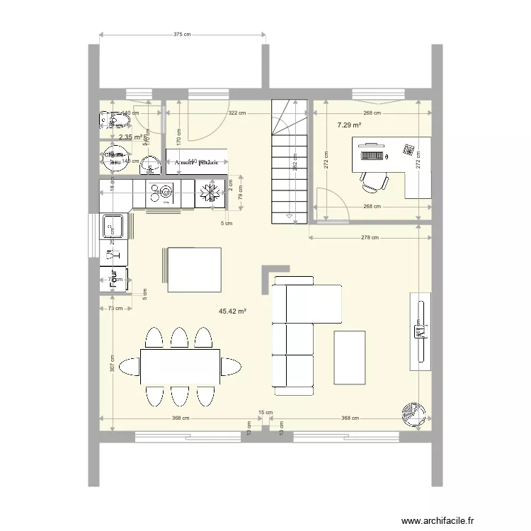 Maison Projet 4 - 112m2. Plan de 