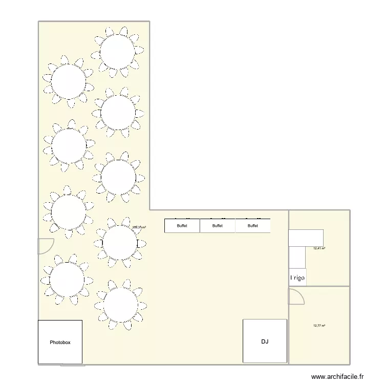 mariage. Plan de 3 et 184 m² mariage. Plan de 3 et 184 m²