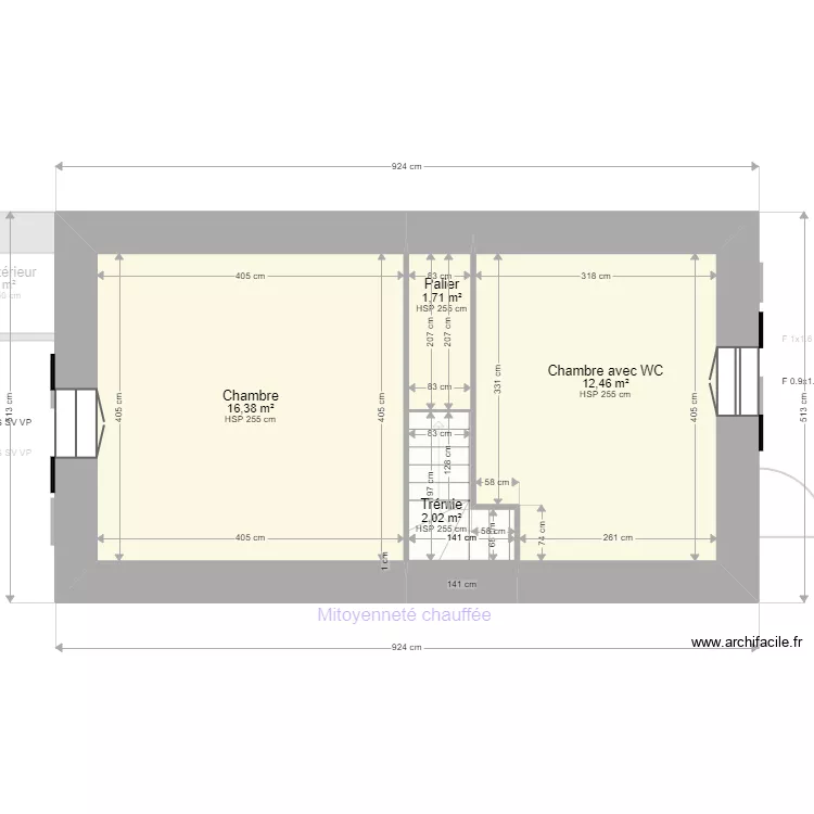 VOUZELLAUD / GILLMETT. Plan de 