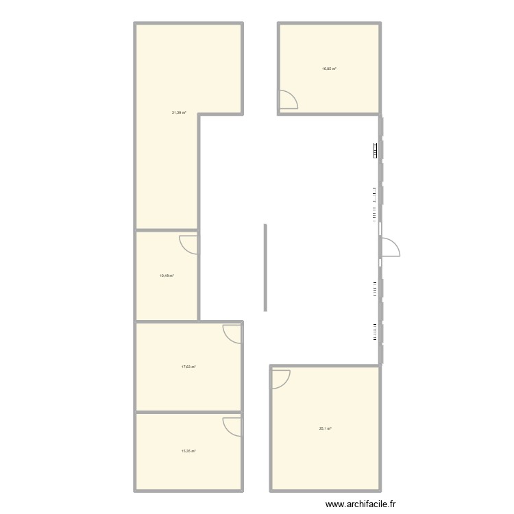 Salle de sport. Plan de 0 pièce et 0 m2 Salle de sport. Plan de 0 pièce et 0 m2
