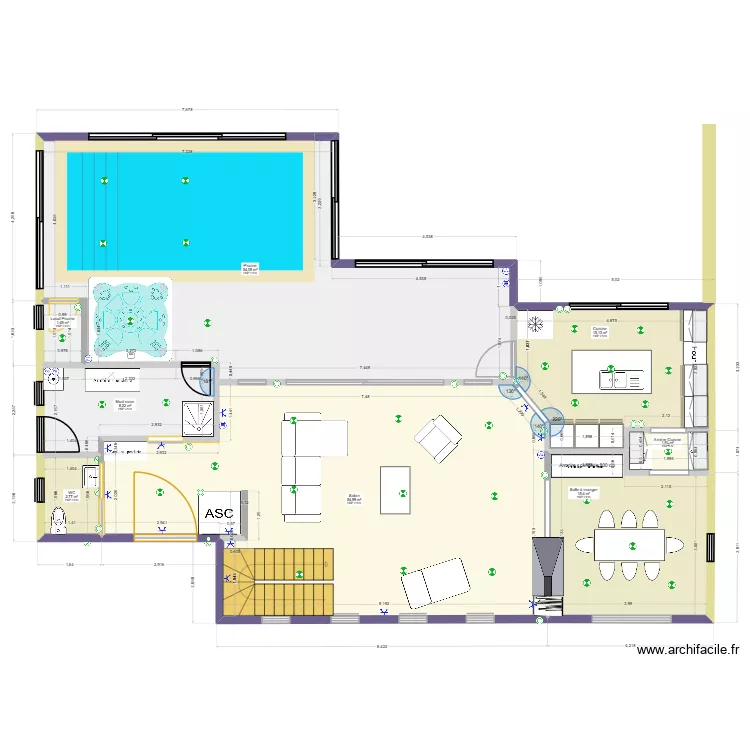 NathalieSOULAINE - La bien Batie 1E. Plan de 24  et 428 m²