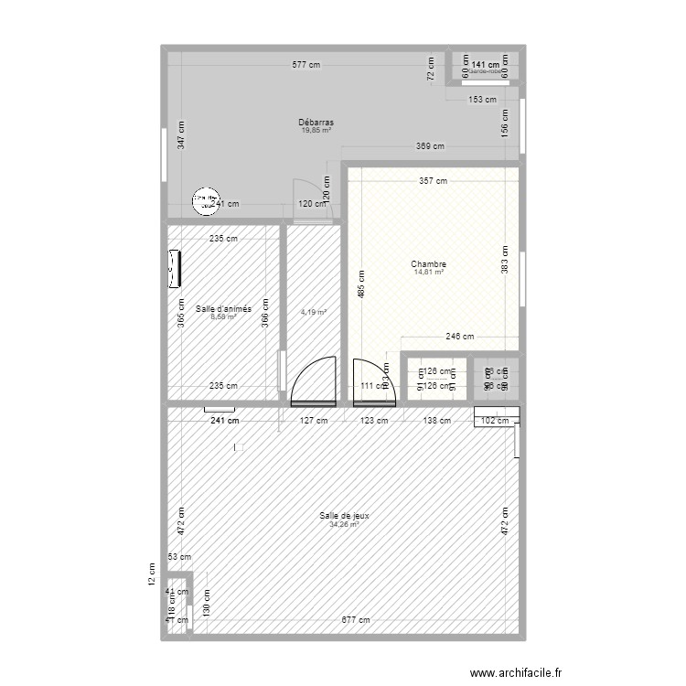Sous-sol. Plan de 0 pièce et 0 m2