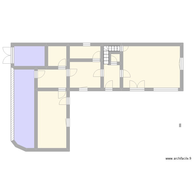 plan alencon. Plan de 9 pièces et 59 m2