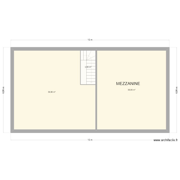 CAILLOT. Plan de 9 pièces et 160 m2