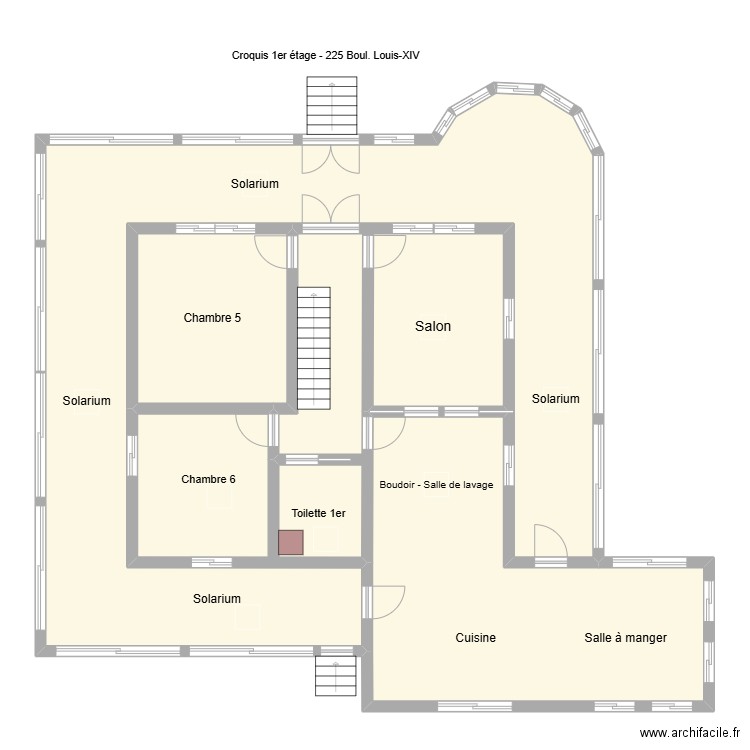 1er étage - 225 Boul. Louis-XIV. Plan de 0 pièce et 0 m2