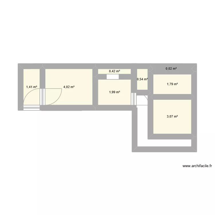 Maison de l'amiti&eacute;. Plan de 8 pièces et 13 m²