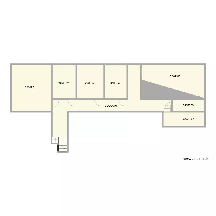 BOULANGERIE UZES. Plan de 