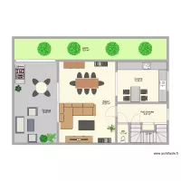 Maison Ougr&eacute;e RDC avec cotes