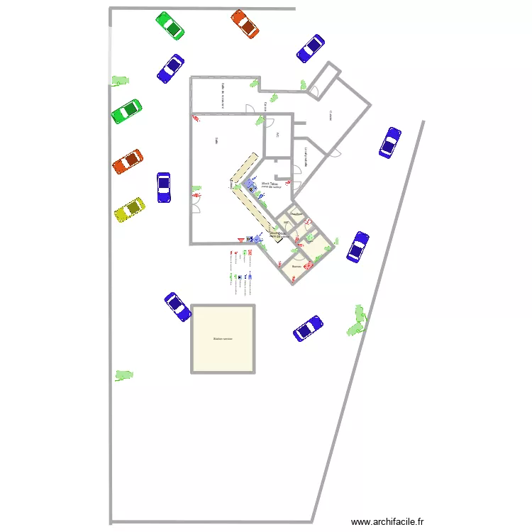 Plan l'annexe. Plan de 