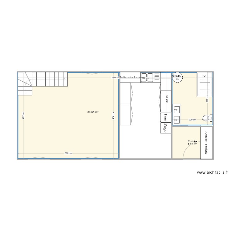 rez de chaussée. Plan de 0 pièce et 0 m2