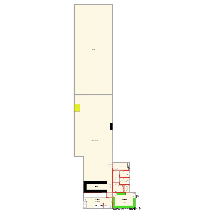 BENETI 2. Plan de 10 pièces et 387 m2