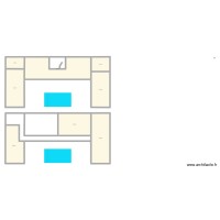 Plan riad Bab  Doukalah 1 patio