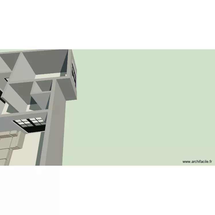 Maison 2. Plan de 8  et 89 m²