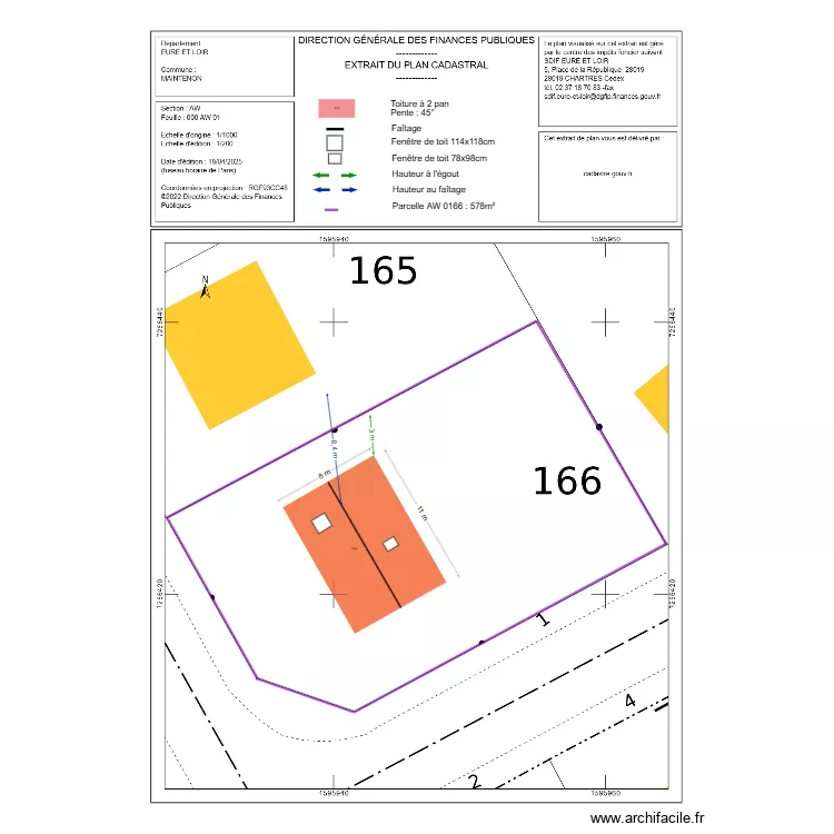 DP02 PATARD. Plan de 