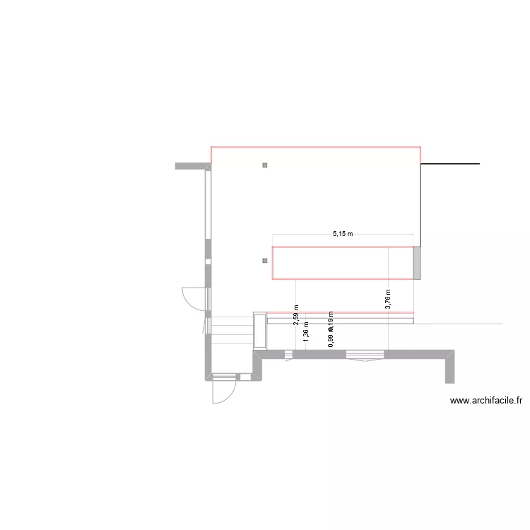Amenagement exterieur. Plan de 