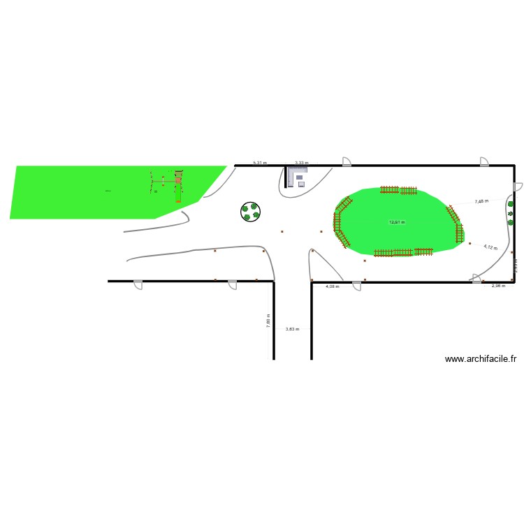 COUR ALINE1. Plan de 0 pièce et 0 m2
