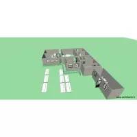 Agrandissement bureaux production bis 3D