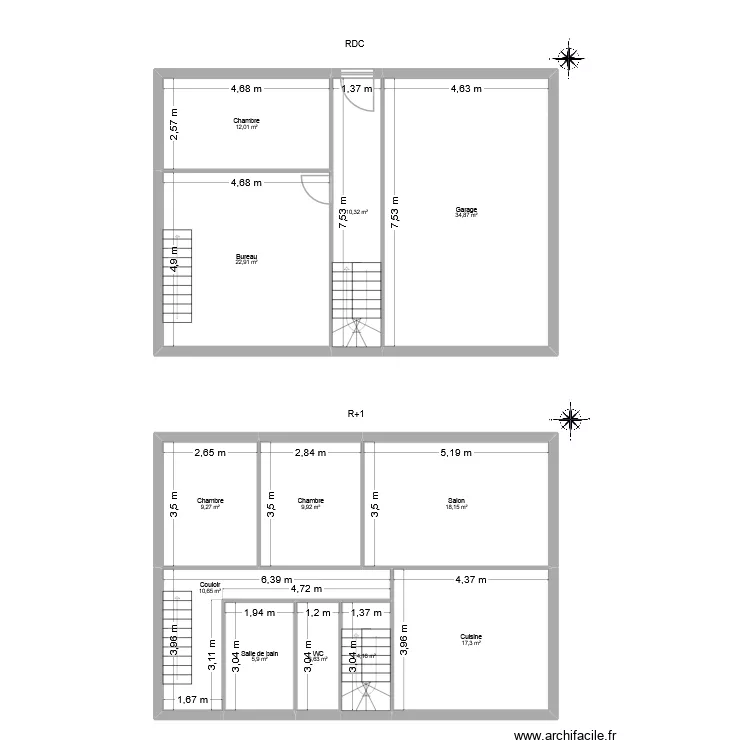 GAUDRIAULT Diane. Plan de 12 et 159 m² GAUDRIAULT Diane. Plan de 12 et 159 m²