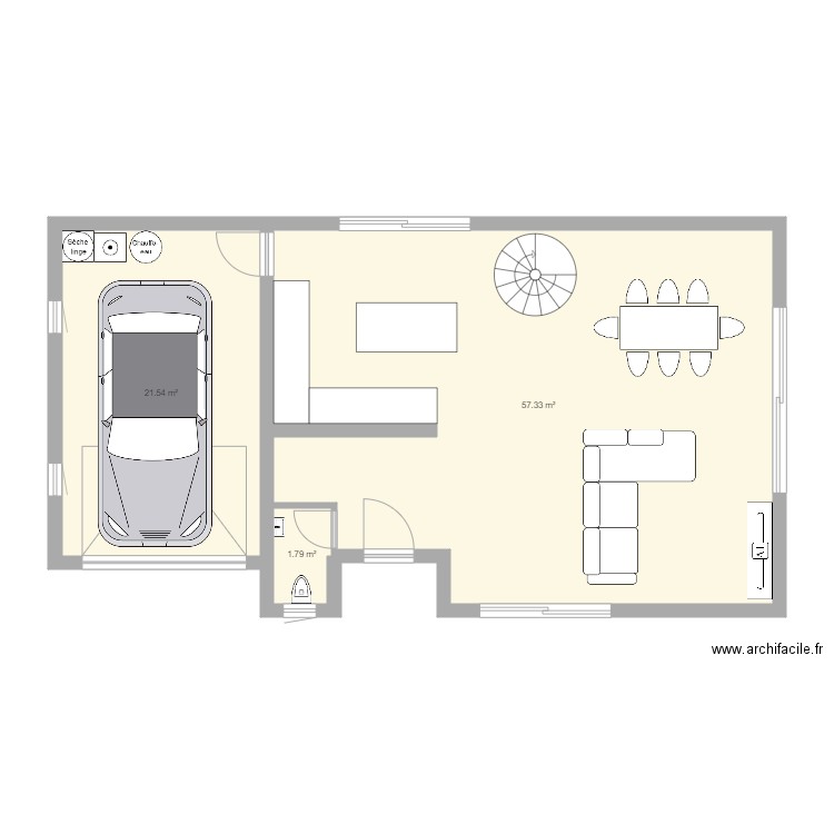 Palau RDC. Plan de 0 pièce et 0 m2