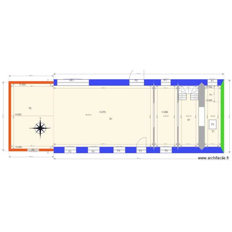LOUVRADOUX. Plan de 0 pièce et 0 m2