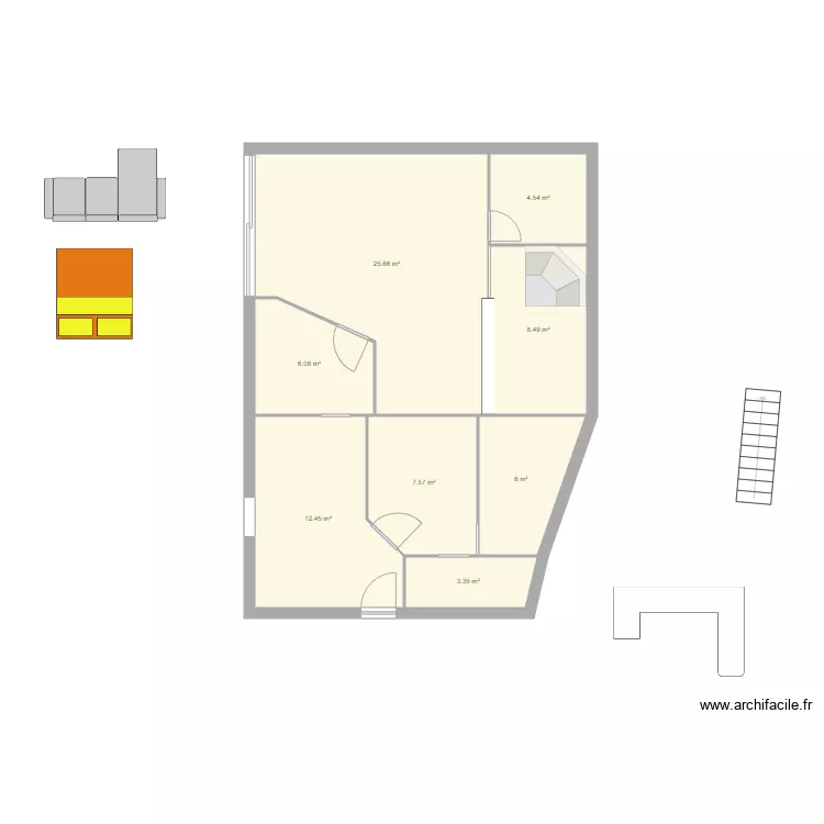 Rivalières 1er. Plan de Rivalières 1er. Plan de