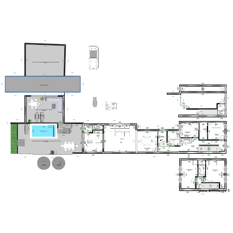 Plan Elec. Plan de 28 pièces et 371 m2