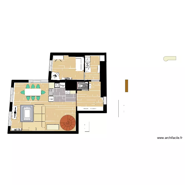 Bellefeuille 2. Plan de 