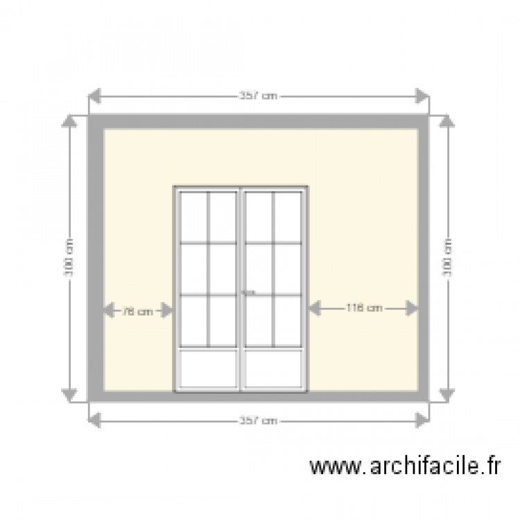 face avant version 2. Plan de 0 pièce et 0 m2