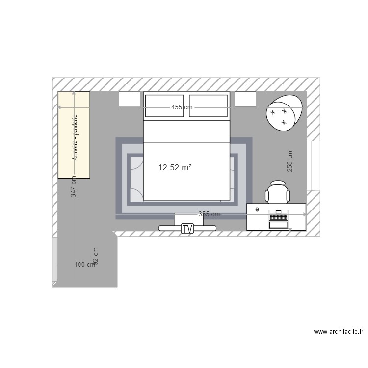 CHAMBRE PARENT. Plan de 0 pièce et 0 m2