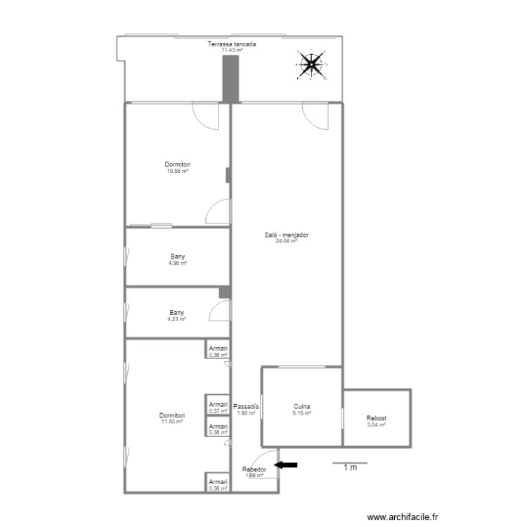 ED VILANEU BLOC II 3 5 305 INCLES CANILLO. Plan de 0 pièce et 0 m2