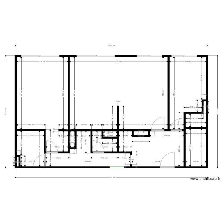 ancien coté chambre. Plan de 0 pièce et 0 m2