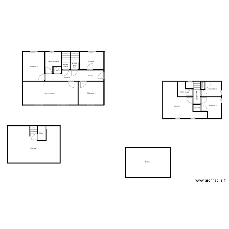 GEFFROY le rheu. Plan de 0 pièce et 0 m2