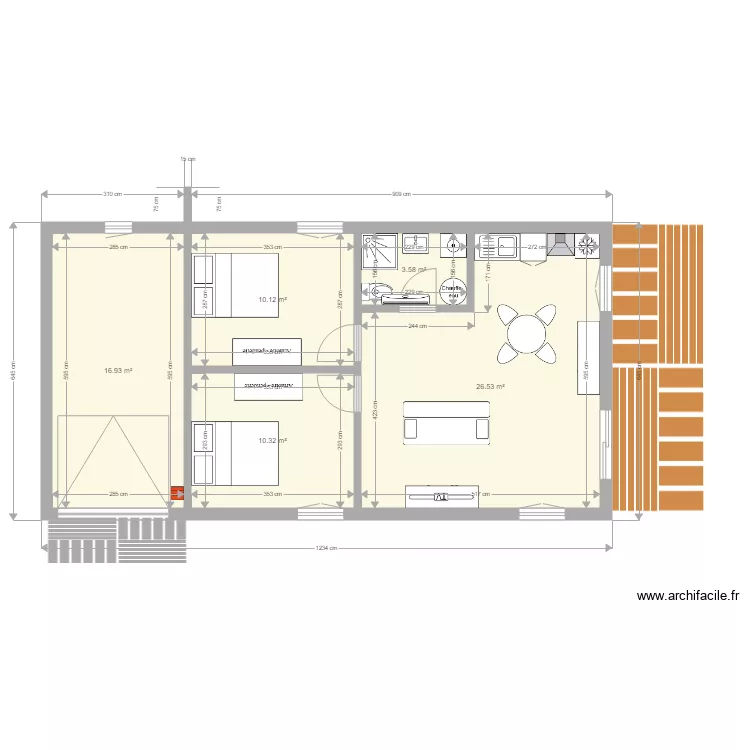 Le Moulin Avril 2021 Projet Maison T3. Plan de Le Moulin Avril 2021 Projet Maison T3. Plan de