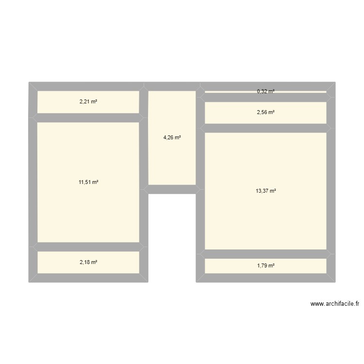 Etage. Plan de 0 pièce et 0 m2