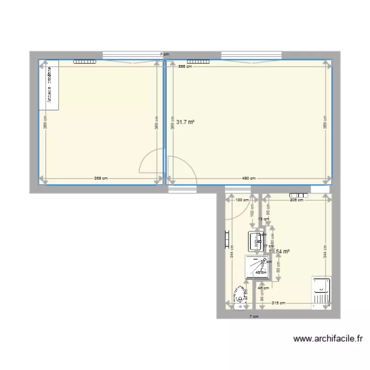 Appartement A11. Plan de 
