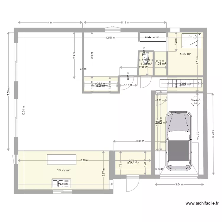 RDC MAISON CANOHES. Plan de RDC MAISON CANOHES. Plan de