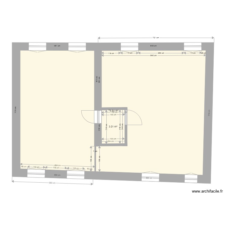 jacobins 2 Etage brut. Plan de 0 pièce et 0 m2 jacobins 2 Etage brut. Plan de 0 pièce et 0 m2