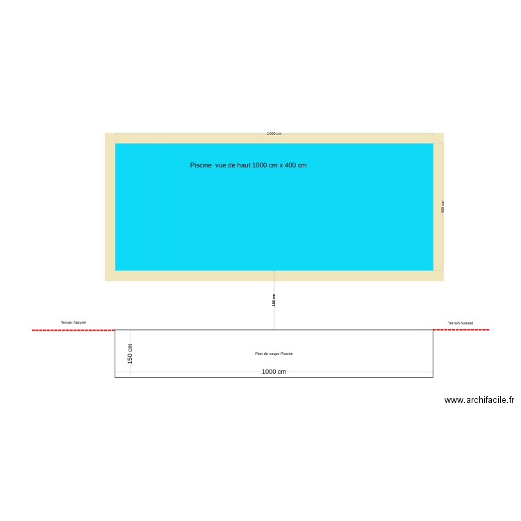 01 Mas du roy 2 Piscine. Plan de 0 pièce et 0 m2