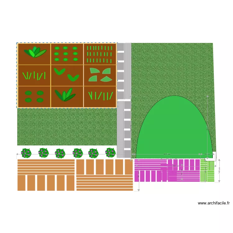 Jardin Roger et Janine 1. Plan de 