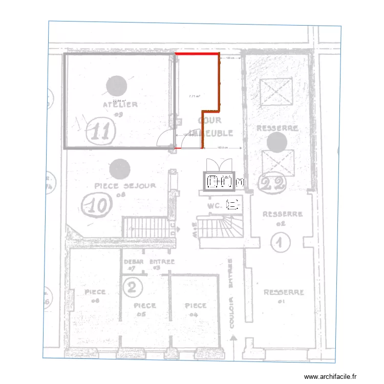 cour courtois delimitations. Plan de cour courtois delimitations. Plan de