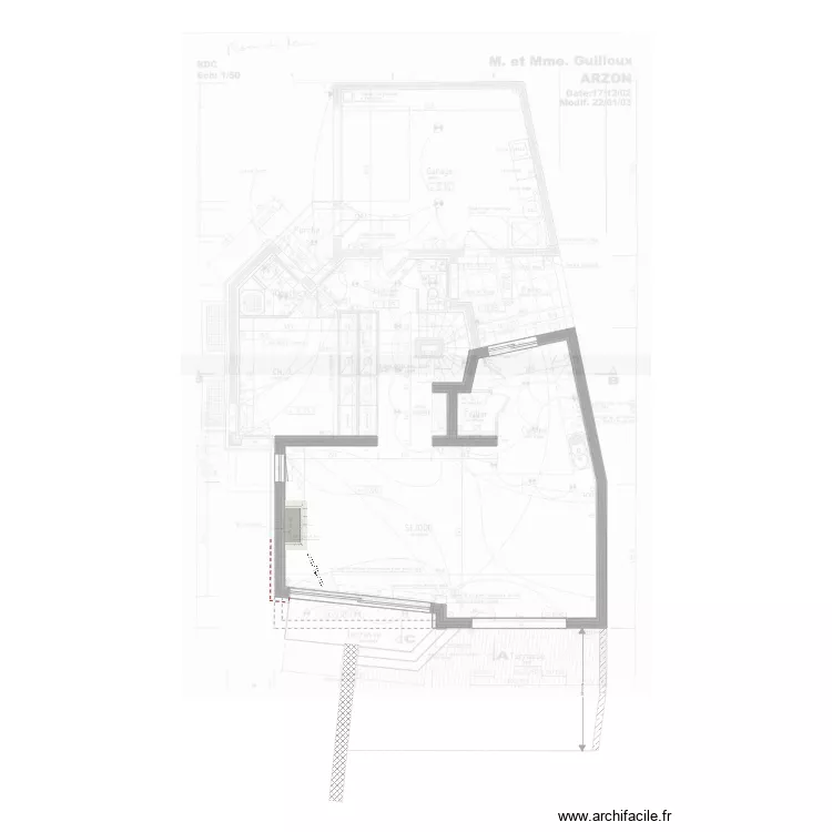 Arzon base terrasse v1. Plan de 